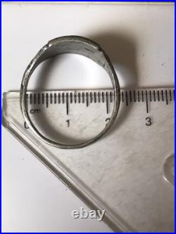 German silver ring. World War II