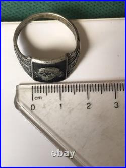German silver ring. World War II