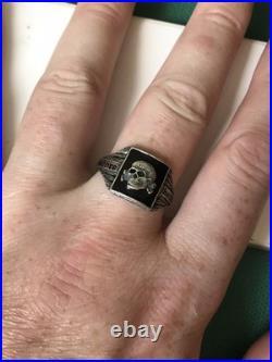 German silver ring. World War II