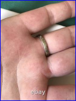 German silver ring. World War II