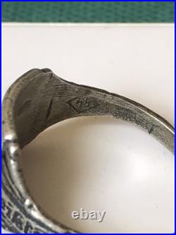 German silver ring. World War II