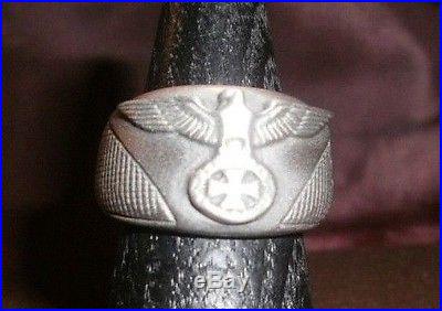German wwii wehrmacht eagle officiers biker ring will size