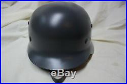 Germany Military Helmet Army WW2 WWII Steel Pot with Liner Complete
