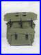 Germany Rucksack Mountain Trooper Large Capacity Canvas Backpack withLeather Strap