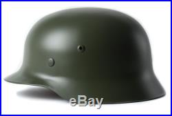 Green Collectable WW2 German M35 Motorcycle Helmet Army Field Helmet