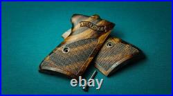 Grips for Walther PPK Walnut wood Fully handmade Engraved Logo