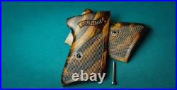 Grips for Walther PPK Walnut wood Fully handmade Engraved Logo