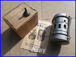 Gustav Barthel vintage JUWEL34 camping stove benzin kocher in original paper box