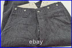 HESSEN ANTIQUE WWll LW M40 Blue Wool luftwaffe trouser