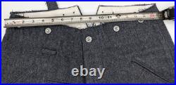 HESSEN ANTIQUE WWll LW M40 Blue Wool luftwaffe trouser