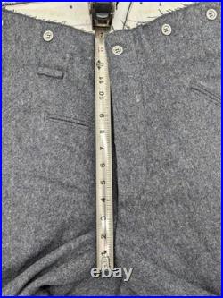 HESSEN ANTIQUE WWll LW M40 Blue Wool luftwaffe trouser