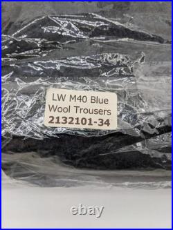 HESSEN ANTIQUE WWll LW M40 Blue Wool luftwaffe trouser