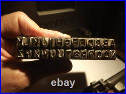 Harley VIN letters 1/4 set dot