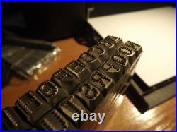 Harley VIN letters 1/4 set dot