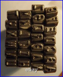 Harley VIN letters Set 7/32 stamps punches