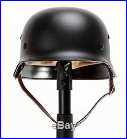High Quality BLACK WW2 German Elite Wh Army M35 M1935 Steel Helmet Stahlhelm