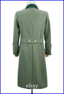 High Quality WW2 German M40 Wool Greatcoat Repro Army Trench Coat Field Grey