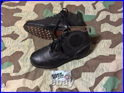 Immediate Post WWII Early East German Army DDR Hobnail Low Boots Dead Stock