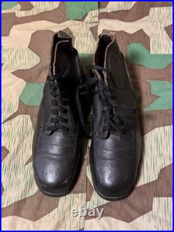 Immediate Post WWII Early East German Army DDR Hobnail Low Boots Dead Stock