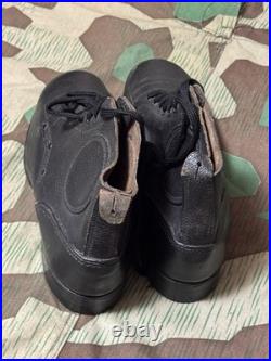 Immediate Post WWII Early East German Army DDR Hobnail Low Boots Dead Stock