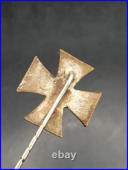 Iron Cross 1. Grade Domed with Miniature Needle Maker Great Set