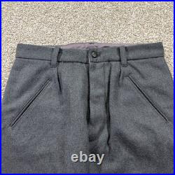 Italian M41 EM Trousers Gray Wool Reproduction Size Medium New Without Tags Nice