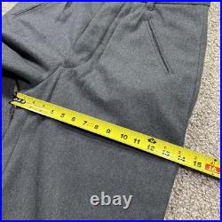 Italian M41 EM Trousers Gray Wool Reproduction Size Medium New Without Tags Nice