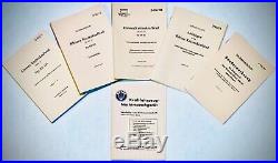 Kettenkrad Manuals Full set of 5 Wartime Manuals GERMAN Best quality available