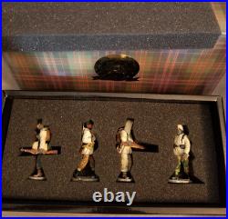 King & Country German Army WWII Batstone Winter'44 BBG014 Lot of 4 (RETIRED)