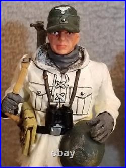 King & Country German Army WWII Batstone Winter'44 BBG014 Lot of 4 (RETIRED)