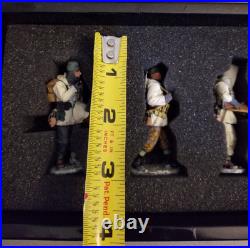 King & Country German Army WWII Batstone Winter'44 BBG014 Lot of 4 (RETIRED)