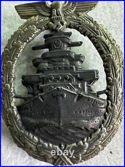 Kriegsmarine High Seas Fleet Badge Authentic (Rare)