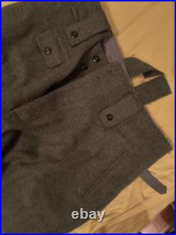 L Male Heer Wehrmacht German M43 Uniform Grey Green Ww2 History Reproduction