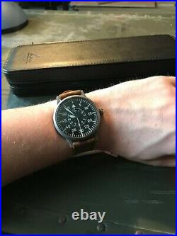 Laco Dortmund, 45mm B-Uhr Flieger watch (Handwinding), NO RESERVE