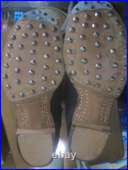 Lederarsenal Repro WW2 German Marching Boots SZ. 11 / 4E Width
