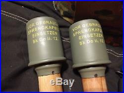 Lot WWII German Army Military Oak Smock, Helmet, Grenades Wehrmacht Surplus XXL