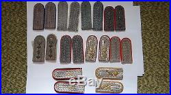 Lot of 141 Genuine WWI German imperial army shoulder boards