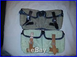 Lot of 2 German WWII G43 K43 Ammunition Pouch Marked
