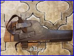 Lot of 8 Wooden Broomhandle for Mauser Prop leather Holster AS IS! See pictures