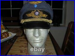 Luftwaffe General's Visor Crusher Cap