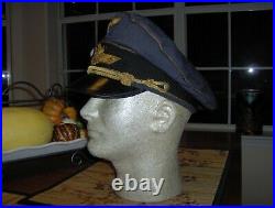 Luftwaffe General's Visor Crusher Cap