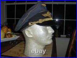 Luftwaffe General's Visor Crusher Cap