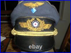 Luftwaffe General's Visor Crusher Cap