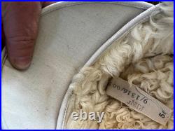 Luftwaffe winter cap M43 type Russian front sheepskin enlisted eagle and cockade