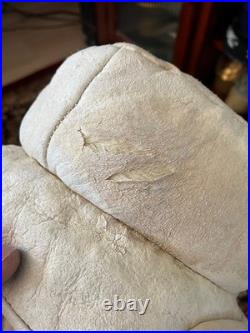 Luftwaffe winter cap M43 type Russian front sheepskin enlisted eagle and cockade