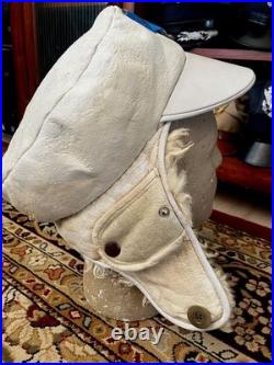 Luftwaffe winter cap M43 type Russian front sheepskin enlisted eagle and cockade