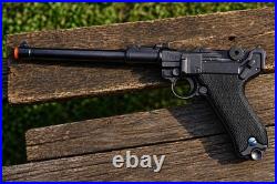 Luger Parabellum German Lange Pistole 08 WWII Artillery Denix Replica