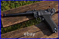 Luger Parabellum German Lange Pistole 08 WWII Artillery Denix Replica