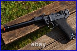 Luger Parabellum German Lange Pistole 08 WWII Artillery Denix Replica