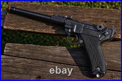 Luger Parabellum German Lange Pistole 08 WWII Artillery Denix Replica
